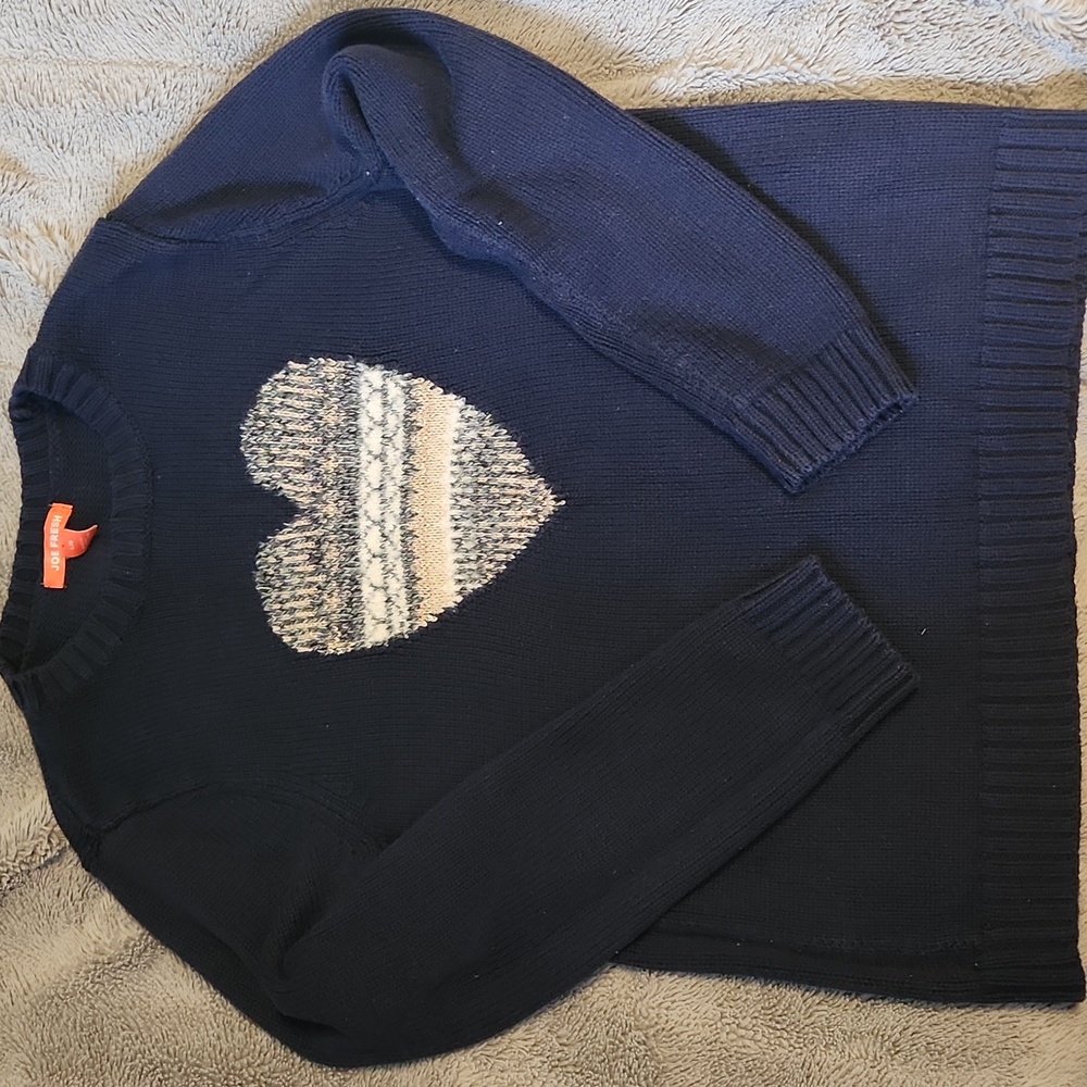 Blue Knit Sweater Large